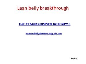 How to Reduce Fat Belly Fast